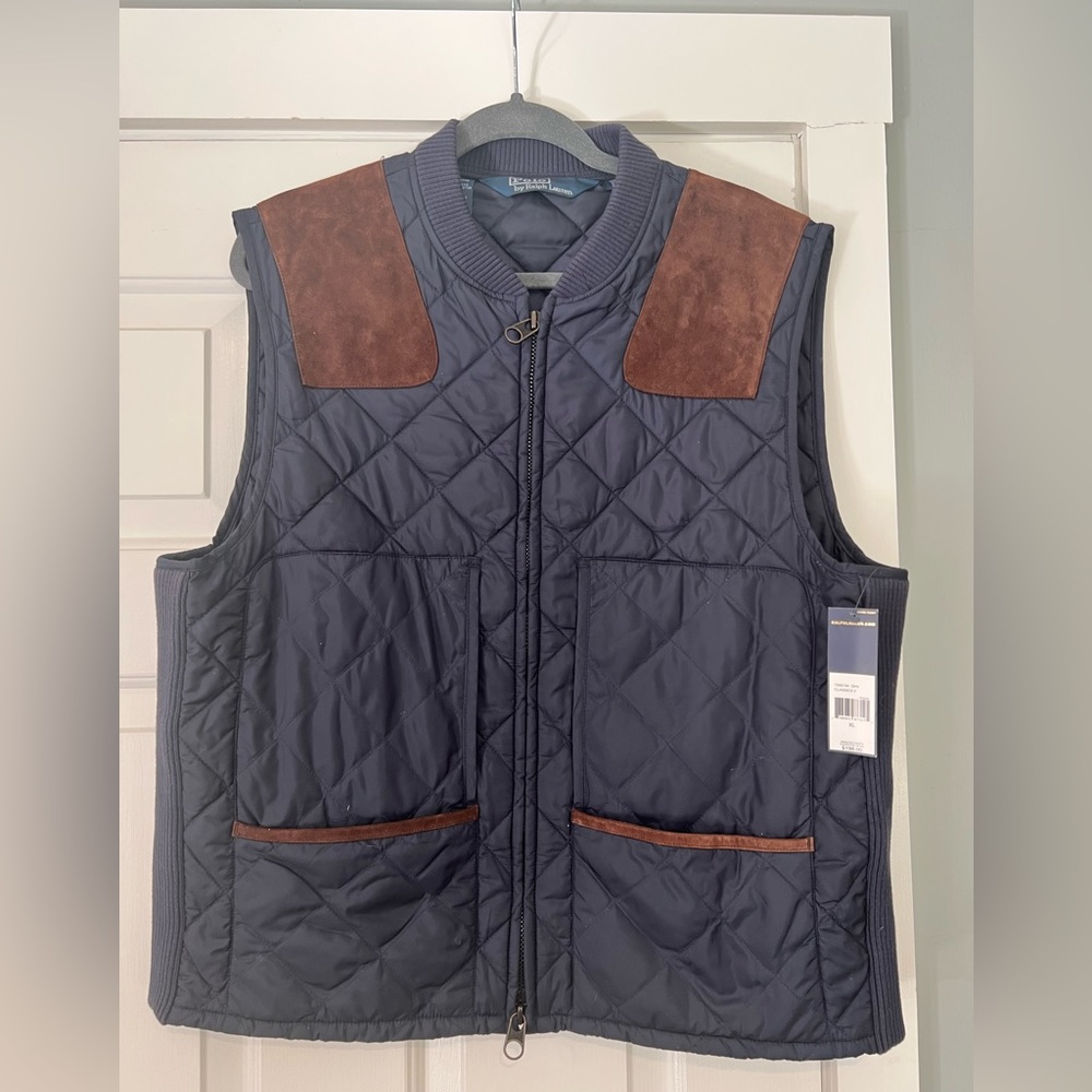 Men’s Ralph Lauren quilted shooting vest